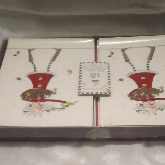 Vintage Christmas in July Sugarplumz whimsical cards w/envelopes - Picture 5 of 5
